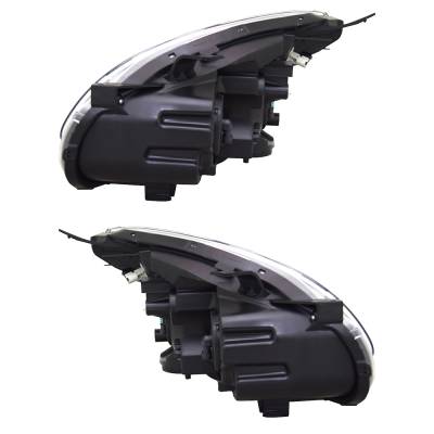 Rareelectrical - New Pair Of Headlights Compatible With Nissan Rogue Sv Sport Utility 4-Door 2.5L 2013 By Part Number - Image 5