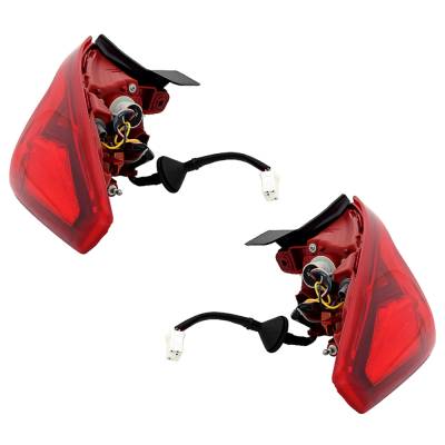 Rareelectrical - New Pair Of Halogen Outter Tail Light Compatible With Hyundai Ioniq Hybrid Blue Hatchback Ev-Gas - Image 5