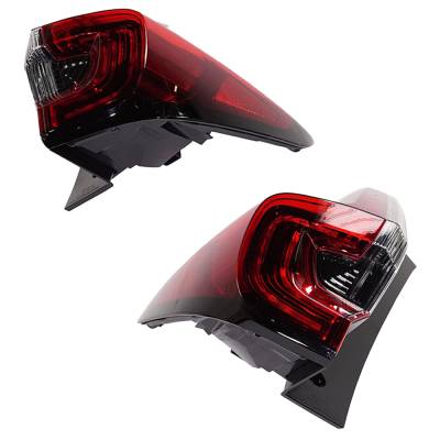 Rareelectrical - New Pair Of Tail Lights Compatible With Honda Cr-V Ex Ex-L Lx Touring 4-Door Sport Utility 2020 2021 - Image 5