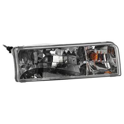 Rareelectrical - New Right Headlights Compatible With Lincoln Town Car 4.6L 1995 1996 1997 By Part Numbers Fo2503141 - Image 1