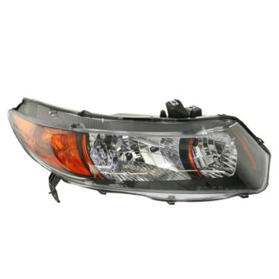 Rareelectrical - New Right Headlight Compatible With Honda Civic Si Coupe 2 Door 2.0L 2008 2009 By Part Numbers - Image 2