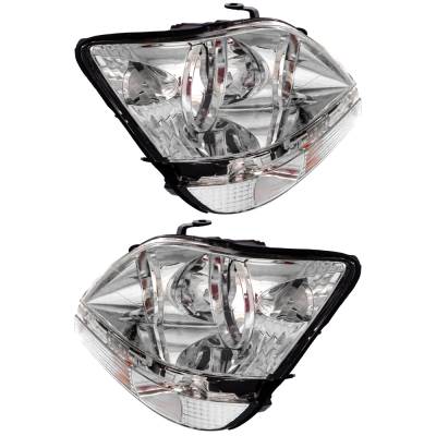 Rareelectrical - New Pair Of Headlights Compatible With Lexus Rx300 Base Sport Utility 4-Door 3.0L 2001 By Part - Image 3