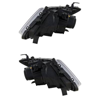 Rareelectrical - New Pair Of Hid Headlights Compatible With Honda Odyssey Ex L Mini Van 2014 2015 2016 2017 By Part - Image 5