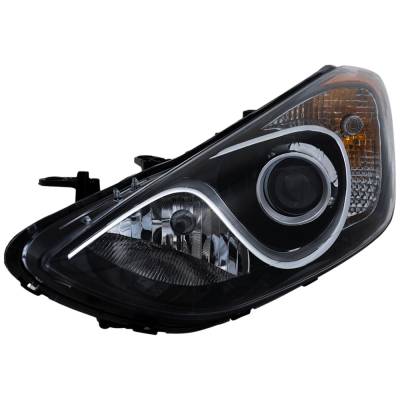 Rareelectrical - New Left Headlights Compatible With Hyundai Elantra Gt 1.8L 2.0L 2013 2014 2015 2016 2017 By Part - Image 1