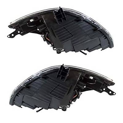 Rareelectrical - New Pair Of Halogen Headlights Compatible With Mazda 2 Sport Hatchback 4 Door 1.5L 2011 2012 2013 - Image 1