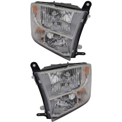 Rareelectrical - New Pair Headlights Compatible With Ram 1500 Big Horn Crew Cab 3.0L 3.6L 5.7L 2015 2016 2017 2018 By - Image 4