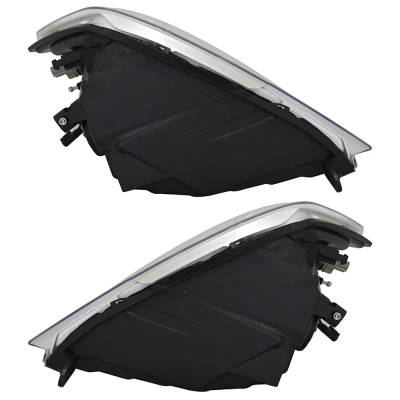 Rareelectrical - New Pair Headlights Compatible With Ram 1500 Big Horn Crew Cab 3.0L 3.6L 5.7L 2015 2016 2017 2018 By - Image 5