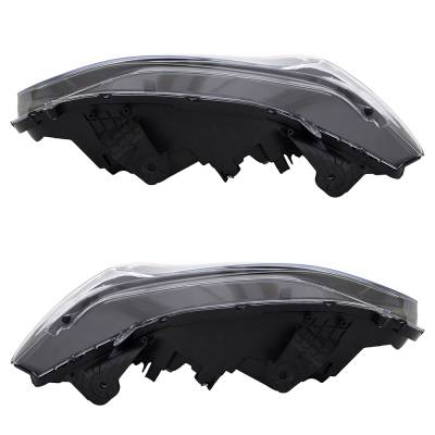 Rareelectrical - New Pair Of Headlights Compatible With Honda Accord Ex-L Sedan 4-Door 1.5L 2.0L 2021 2022 By Part - Image 2