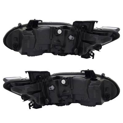 Rareelectrical - New Pair Of Headlights Compatible With Honda Accord Ex-L Sedan 4-Door 1.5L 2.0L 2021 2022 By Part - Image 3