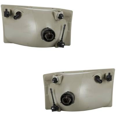 Rareelectrical - New Pair Of Headlights Compatible With Ford Excursion F-250 F-350 F-450 Super Duty Lariat Limited - Image 1