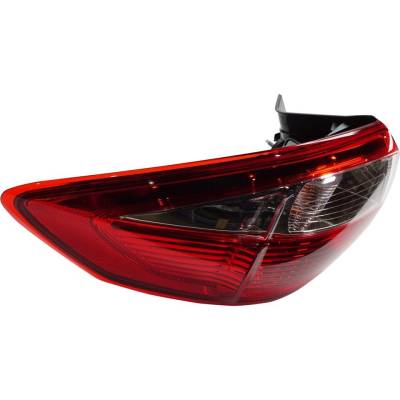 Rareelectrical - New Left Outer Tail Lights Compatible With Ford C-Max Energi Sel Hatchback 4-Door 2.0L 2013 2014 - Image 1