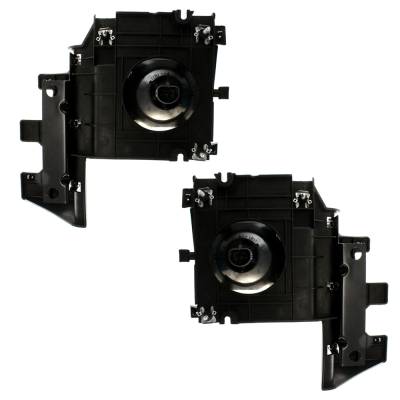 Rareelectrical - New Pair Of Headlights Compatible With Dodge Ram 2500 3500 Van Extended Standard Van 1996 1997 By - Image 1
