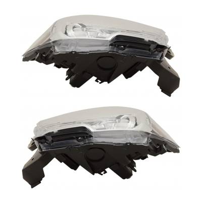 Rareelectrical - New Pair Of Halogen Headlights Compatible With Toyota Tacoma Sr5 Crew 2.7L 2019 2020 2021 2022 2023 - Image 3