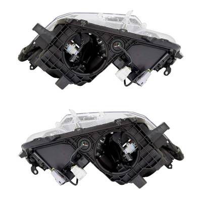 Rareelectrical - New Pair Of Led Headlights Compatible With Toyota Rav4 Hybrid Limited Sport Utility 4 Door 2.5L 2016 - Image 4