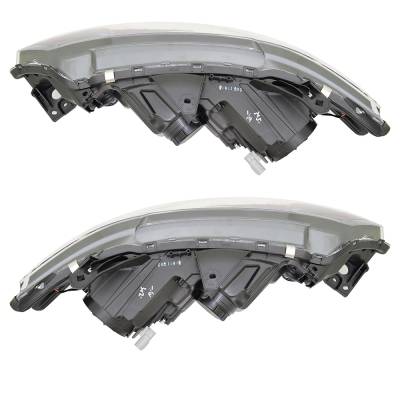 Rareelectrical - New Pair Of Halogen Headlights Compatible With Mitsubishi Outlander Es Sport Utility 4 Door 2.4L - Image 3