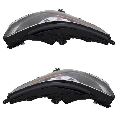 Rareelectrical - New Pair Of Headlights Compatible With Toyota Highlander Hybrid Le Sport Utility 2020 By Part - Image 3