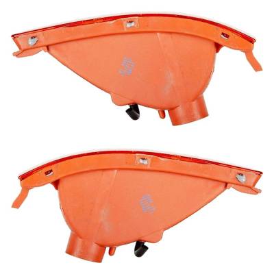 Rareelectrical - New Pair Of Front Turn Signal Lights Compatible With Nissan Maxima Gle Sedan 1995-1999 By Part - Image 2