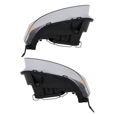 Rareelectrical - New Pair Of Halogen Headlights Compatible With Ford Escape Hybrid Sport Utility 4 Door 2.3L 2005 - Image 5