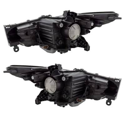 Rareelectrical - New Pair Of Hid Headlights Compatible With Infiniti Qx60 Base Sport Utility 4 Door 3.5L 2017 2018 By - Image 1