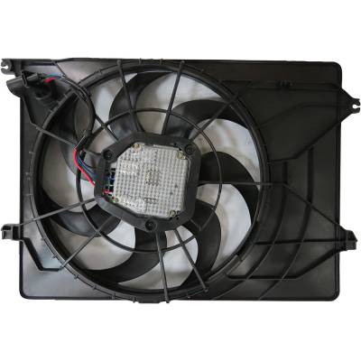 New Dual Radiator And Condenser Fan Compatible With Hyundai Palisade Limited Calligraphy Night