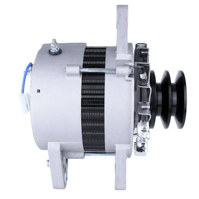 Rareelectrical - New 24V Alternator Compatible With Jcb Crawler Tadano Crane Linkbelt Excavator With Isuzu Engine - Image 1