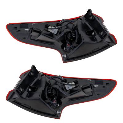 Rareelectrical - New Outer Pair Of Led Tail Lights Compatible With Nissan Rogue Sport S Sport Utility 4 Door 2.0L - Image 3