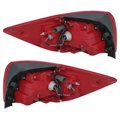 Rareelectrical - New Halogen Outer Pair Tail Lights Compatible With Kia Sportage Ex Sport Utility 2.0L 2014 2015 2016 - Image 1