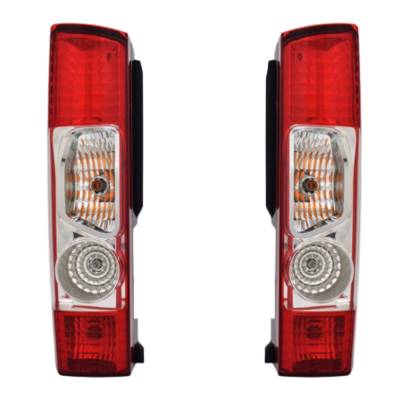 Rareelectrical - New Pair Of Tail Lights Compatible With Ram Promaster 1500 2500 3500 Base Extended Standard Cargo - Image 2