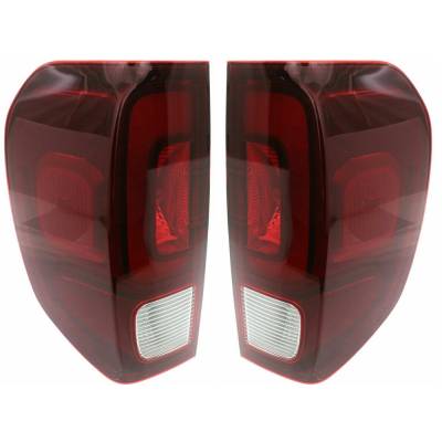 Rareelectrical - New Pair Tail Lights Compatible With Honda Ridgeline Black Edition Crew Cab Pickup 3.5L 2017 2018 - Image 1