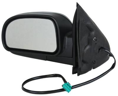 Rareelectrical - New Lh Door Mirror Compatible With Buick 04-07 Rainier Chevy 02-09 Trailblazer Power W/ Heat - Image 1