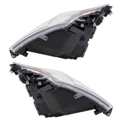 Rareelectrical - New Pair Of Headlights Compatible With Ram Promaster 1500 Standard Cargo Van 2014 2015 2016 2017 - Image 3