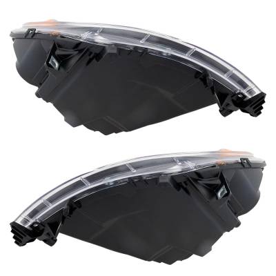 Rareelectrical - New Pair Of Headlights Compatible With Ram Promaster 1500 Standard Cargo Van 2014 2015 2016 2017 - Image 4