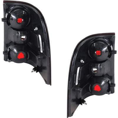 Rareelectrical - New Pair Of Tail Lights Compatibile With Ford Explorer Eddie Bauer Sport Utility 2006-2010 By Part - Image 1