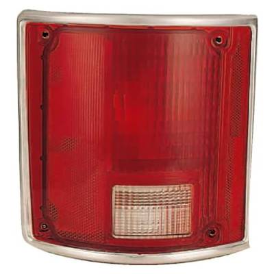 Rareelectrical - New Left Halogen Tail Light Lens Compatible With Chevrolet C20 Custom Deluxe Crew Cab Pickup 4 Door - Image 2