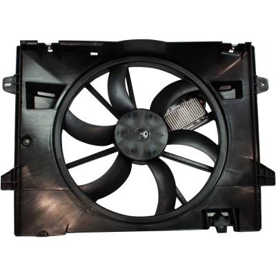 Rareelectrical - New Dual Radiator And Condenser Fan Compatible With Lincoln Ford Town Car Crown Victoria Sedan 4.6L - Image 1