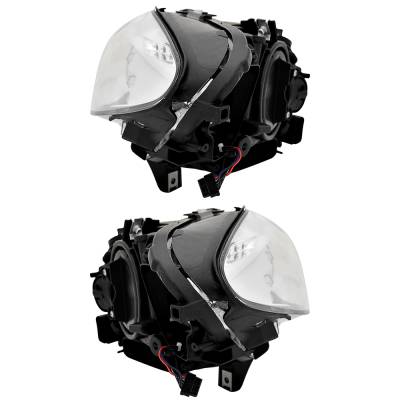 Rareelectrical - New Pair Of Headlights Compatible With Bmw 550I Base Sedan 4-Door 2011 2012 2013 By Part Numbers - Image 3