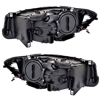 New Pair Of Headlights Compatible With Bmw Activehybrid5 Base Sedan 4-Door 2012 2013 By Part Numbers