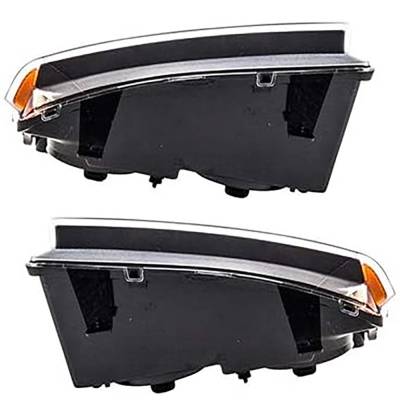 Rareelectrical - New Pair Headlights Compatible With Chevrolet Silverado 1500 Classic Ls Lt Crew Cab 2007 By Part - Image 4