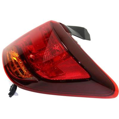 Rareelectrical - New Right Tail Lights Compatible With Toyota Yaris 1.5L 2015 2016 2017 By Part Numbers To2819154 - Image 1