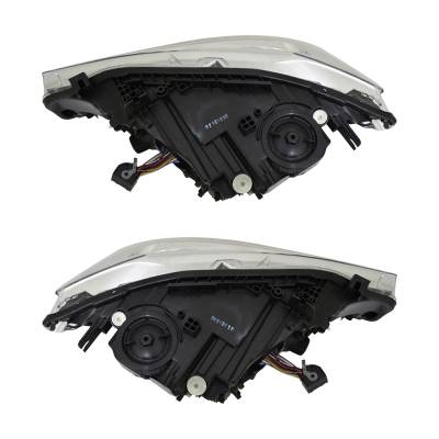 Rareelectrical - New Pair Of Headlights Compatible With Bmw 320I 328D 328I 330I 340I Xdrive Sedan Wagon 2016-2018 By - Image 3