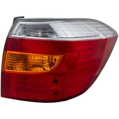 Rareelectrical - New Right Tail Lights Compatible With Toyota Highlander 2.7L 3.5L 2008 2009 2010 By Part Numbers - Image 1