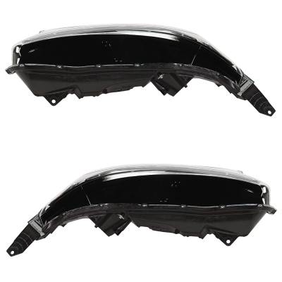 Rareelectrical - New Pair Of Led Headlights Compatible With Honda Cr V Hybrid Ex L Sport Utility 4 Door 2.0L 2020 - Image 3
