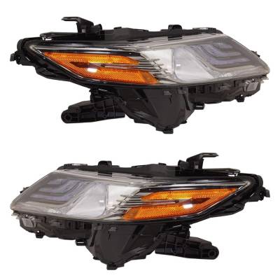 Rareelectrical - New Pair Of Led Headlights Compatible With Toyota Camry Xse Sedan 4 Door 2.5L 2019 By Part Number - Image 5