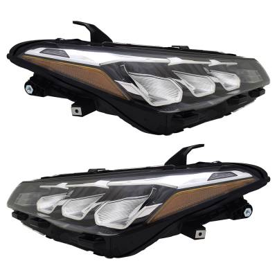 Rareelectrical - New Pair Of Headlights Compatible With Toyota Avalon Hybrid Xle Sedan 4-Door 2.5L 2019 2020 2021 By - Image 5