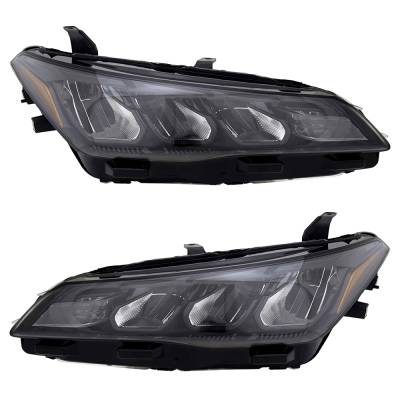 Rareelectrical - New Pair Of Headlights Compatible With Toyota Avalon Hybrid Xse Sedan 4-Door 2.5L 2019 By Part - Image 2
