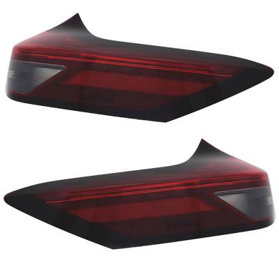 Rareelectrical - New Pair Of Tail Lights Compatible With Nissan Rogue Platinum S Sl Sv Midnight Edition 2021 2022 - Image 3