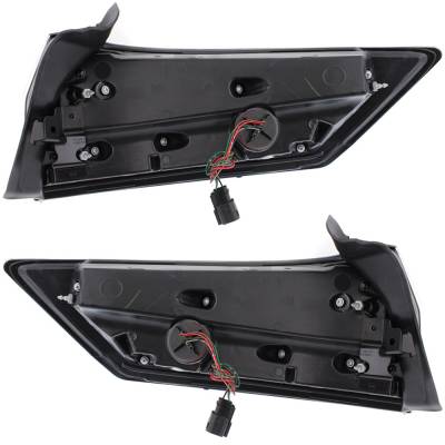 Rareelectrical - New Pair Of Tail Lights Compatible With Ford Edge Se Sel Plus Sport Utility 4-Door 2015-2018 By Part - Image 1