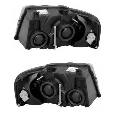 Rareelectrical - New Pair Headlights Compatible With Ford Expedition Limited 2005 2006 By Part Numbers Fo2503198 6L1z - Image 1