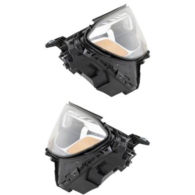 Rareelectrical - New Pair Of Halogen Headlights Compatible With Mercedes-Benz Glc300 4Matic 2.0L 2016 2017 2018 2019 - Image 3