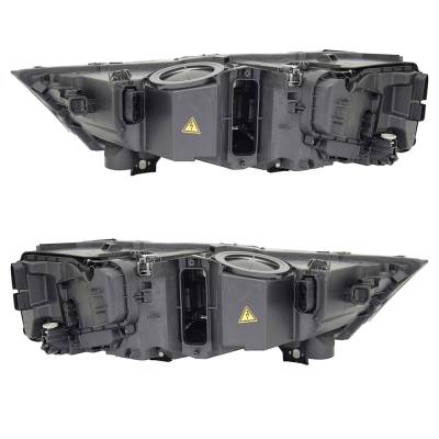 Rareelectrical - New Pair Of Hid Headlights Compatible With Audi Q7 Elite Sport Utility 4 Door 3.0L 2017 2018 2019 By - Image 1